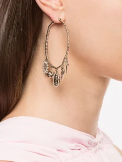 Charm Hoop Earrings