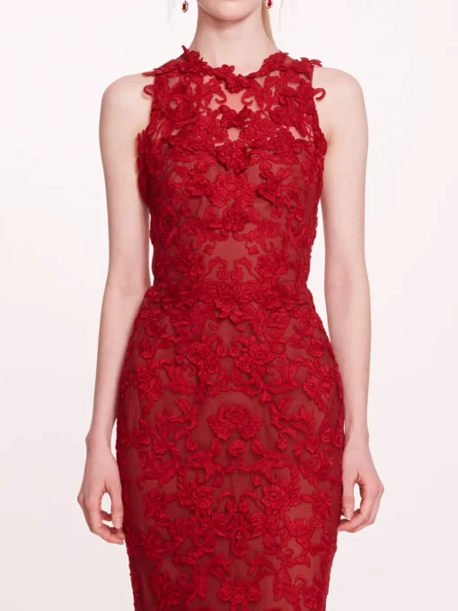 Corded Column Gown