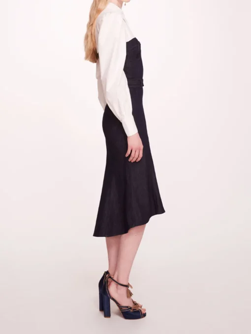 Denim Poplin Shirt Dress