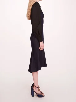 Denim Poplin Shirt Dress