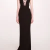 Jewel Embellished Column Gown