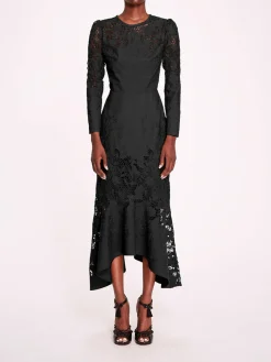 Linen Lace Maxi Dress