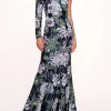One Shoulder Sequin Gown