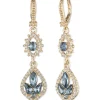 Poised Denim Midi Drop Earring