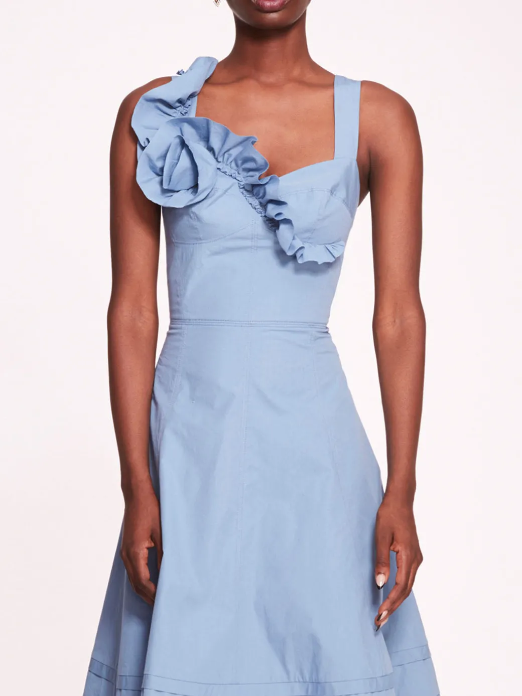 Rosette Ruffle Sundress