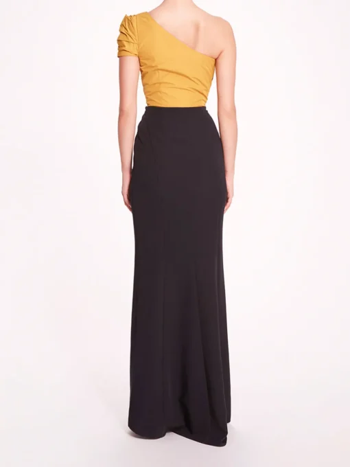Taffeta Crepe Gown