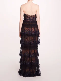 Tiered Terrarium Column Gown